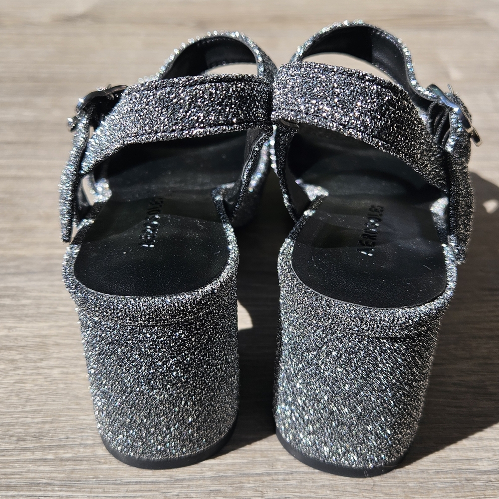 Aerosoles Glitter Sandals in Silver - Picture 2 of 7
